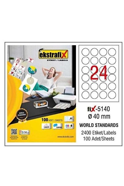 ekstrafix Laserska etiketa (fix5140) 40 mm