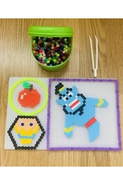 Dr.Yontuç Isı Ile Ütü Ile Yapışan Renkli Boncuk Seti 5 Mm Midi Boncuk 2500 Ad...