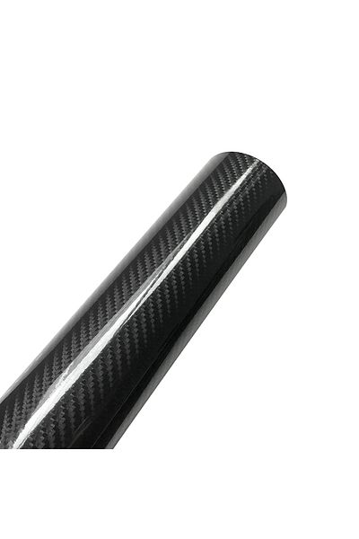 FRT Ottoman 5D Carbon Fiber Black Foil Ultra Bright Air Ducted 75 cm X 1 Meter