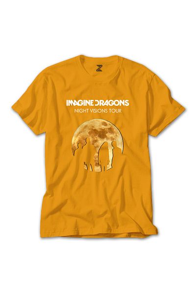 Z zepplin T-shirt Imagine Dragons Yellow Moon