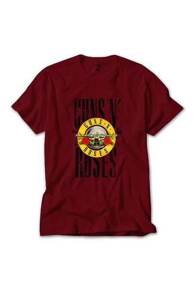 Z zepplin Guns N Roses Vintage κόκκινο μπλουζάκι