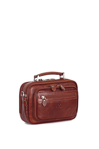 Aka Deri 318 %100 естествена кожа мъжка чанта през рамо Taba