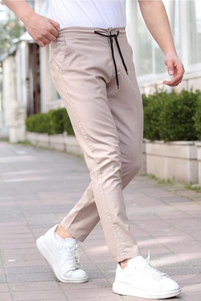COOL TARZ Мъжки панталон Mink Eganis String Jogger с копчета - jggrkmpnt01r0531