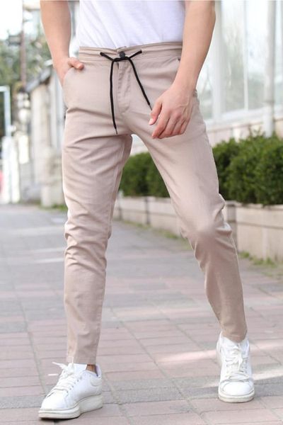 COOL TARZ Мъжки панталон Mink Eganis String Jogger с копчета - jggrkmpnt01r0531