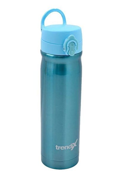 Trendix Çelik Termos Pastel Mavi 500 Ml Sıcak Soğuk Tutucu /çelik Içli Matara