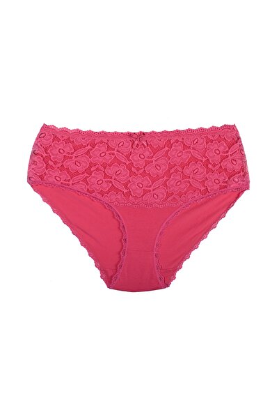 Zena Chiloți de damă, 3 piese, cu talie înaltă, din dantelă și bumbac