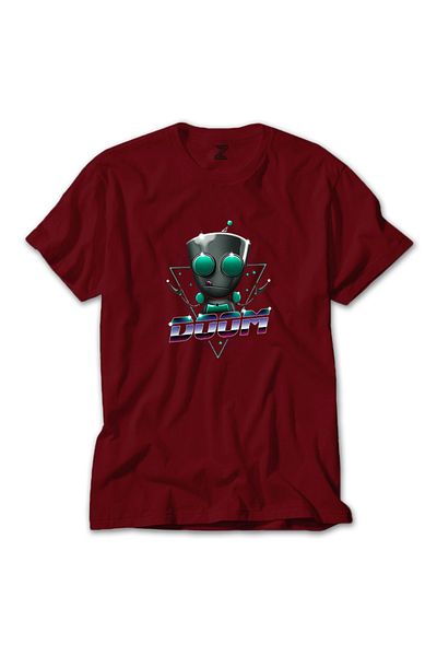 Z zepplin Tricou roșu Alien Doom