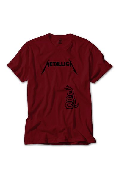 Z zepplin Κόκκινο T-shirt Metallica Snake