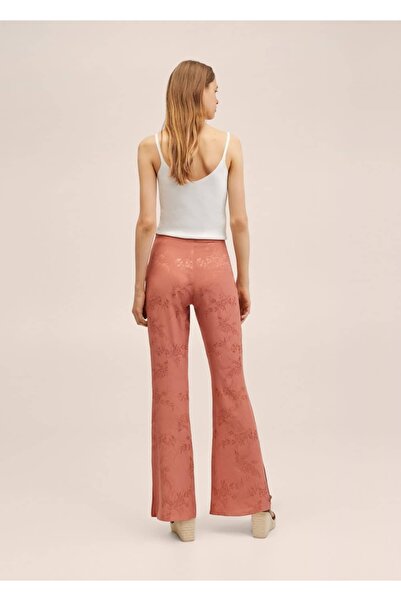 Mango Teen Çiçek Desenli Flared Pantolon