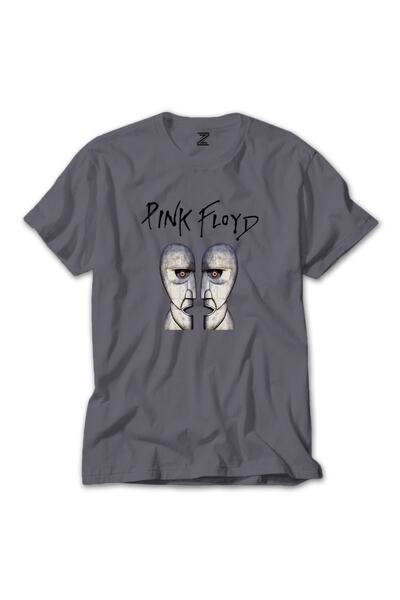 Z zepplin تي شيرت بينك فلويد ذا ديفيجن بيل رمادي