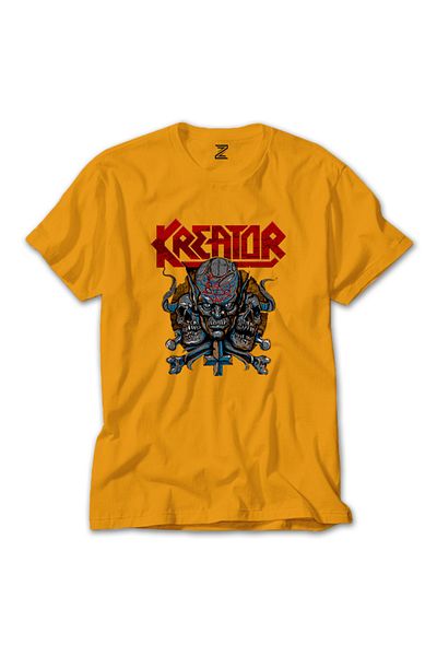 Z zepplin Κίτρινο T-shirt Kreator Devils
