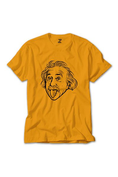 Z zepplin Κίτρινο μπλουζάκι με επένδυση Einstein