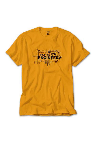 Z zepplin Μηχανικός - Trust Me Yellow T-Shirt