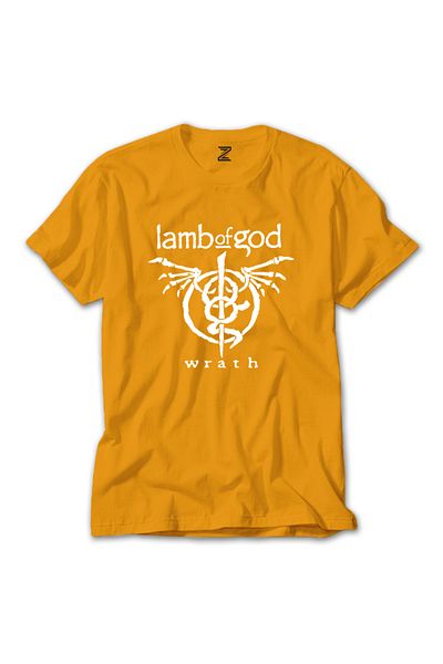 Z zepplin Lamb Of God Wrath - Κίτρινο T-shirt