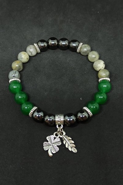 Proff Professional Women's Bracelet - Hematite, Aventurine and Labradorite Natural Stone