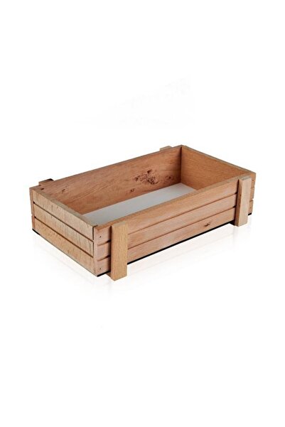 objevi Multi-Purpose Wooden Organizer Box - 30X15 cm