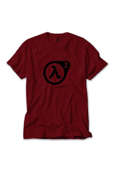 Z zepplin Κόκκινο T-shirt Half Life 2 με λογότυπο