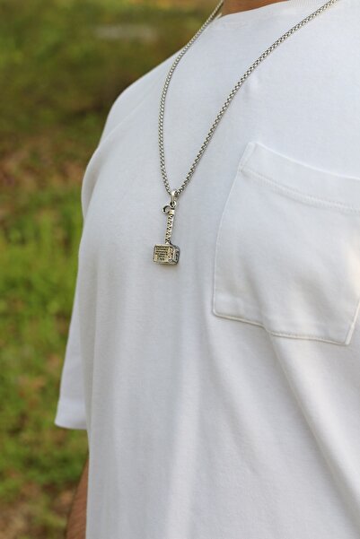 Dukkanka Thor Mjolnir Hammer Knitted Chain Necklace