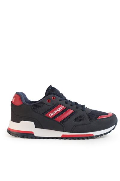 Slazenger Maroon Sneaker Unisex Παπούτσια Navy Blue / Red
