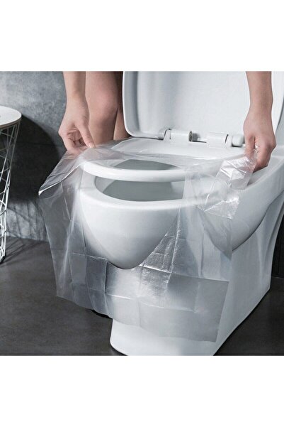 OMAC 3 Adet Taşınabilir Tek Kullanımlık Tuvalet Koltuğu Su Geçirmez Tuvalet Klozet Kapağı Kamp