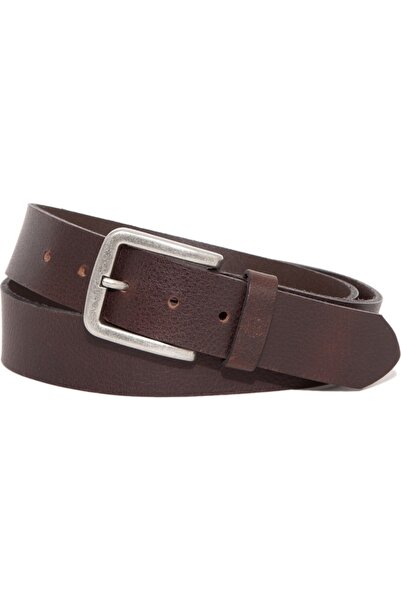 Mavi Kahverengi Deri Kemer