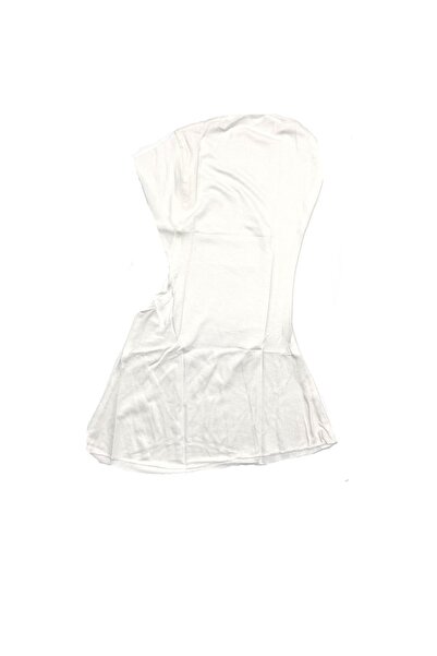 nazipek Boyunluklu Kaymaz Penye Hijab Krem Bone