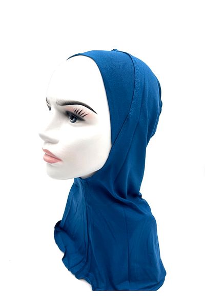 nazipek Husă Hijab din bumbac pieptănat anti-alunecare cu guler