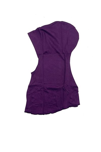 nazipek Coc din bumbac pieptănat cu guler pentru gât Purple Bone