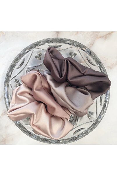 Donna Liberta Women's 4-Piece Satin Hair Rubber Buckle Set Buckle135