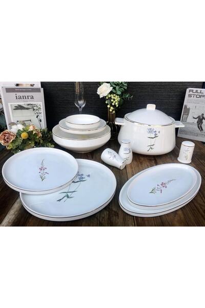 ROY KING Flora 60 Prc Yemek Takımı Dsn041