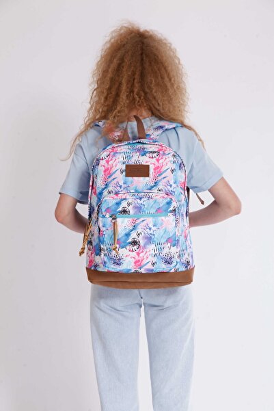 KAUKKO Safari Okul Çantası 42x33x21 Sea Shell (k1331)