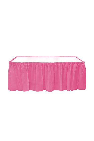 Roll-Up Kikajoy Ροζ Πλαστική Επιτραπέζια Φούστα 75x426 εκ