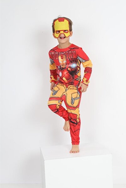RAPAPA Boy's Iron Man Character Costume Red 1201-