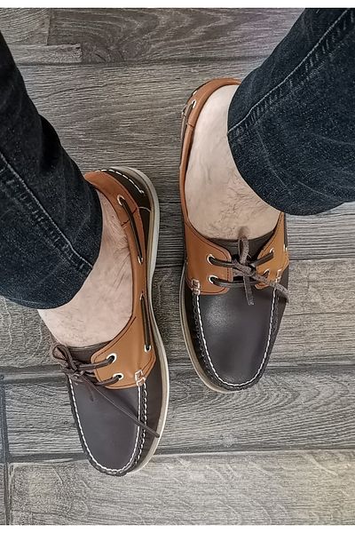Everest Pantofi casual pentru bărbați cu șireturi din piele naturală Thermo Sole