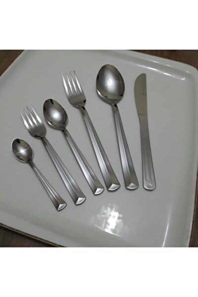 Kardelen Ege 72 Piece Spoon Fork Knife Set for 12 Persons