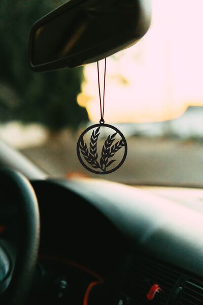 Oyunzu Araba Süsü Metal Başak Burcu Dikiz Aynası Süsü