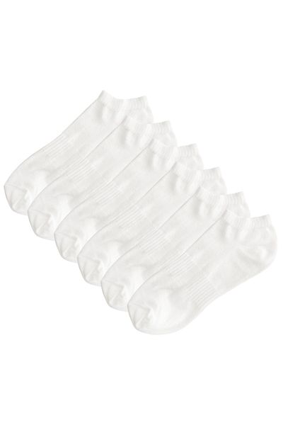 Çorap Çekmecesi Cotton Short Socks White 6 Pack