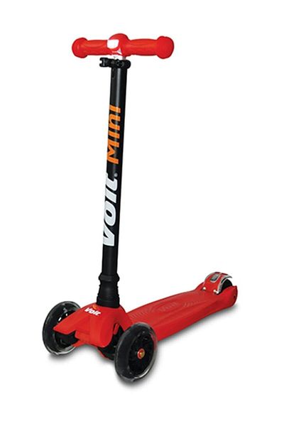 Voit 218 Lighted 3 Wheel Scooter Krmz