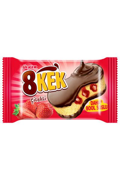 Ülker 8 Cake Strawberry 55 g 6 * Pieces