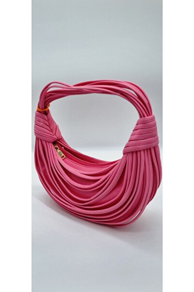 DSN Pile Bote Women's Handbag Fuchsia Color