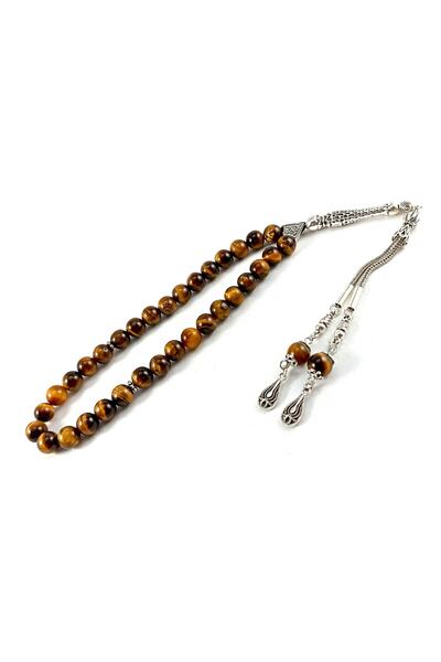 Selderesi Kaplangözü Doğaltaş Tesbih Kaplan Gözü Doğal Taş Tespih