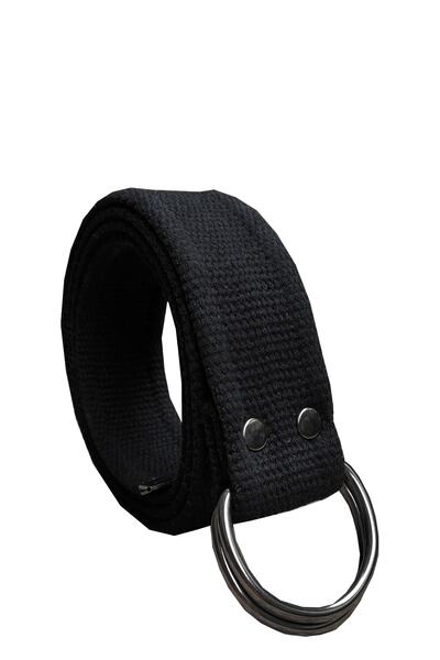 Kemer Dünyası حزام قماش تكتيكي رياضي للجنسين مع مشبك حلقي