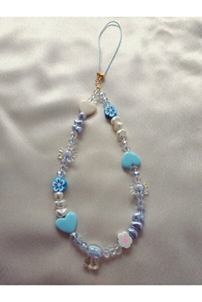 Nuvole Bianche Accessory Mavi Şeker Telefon Askısı