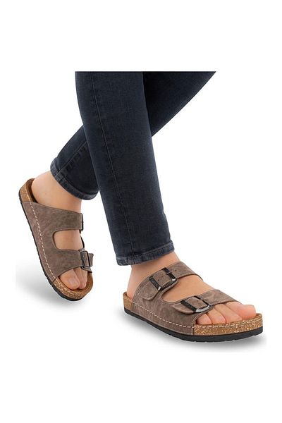 Muya Fleur Anatomical Sole Gel Supported Men's Slippers (Heel Spur)