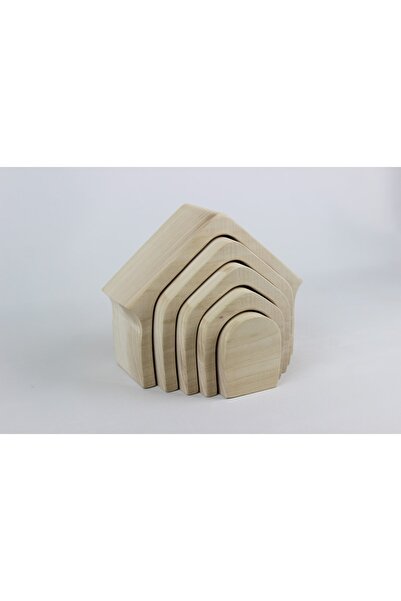 aliwooden مجموعة منزل والدورف الطبيعية