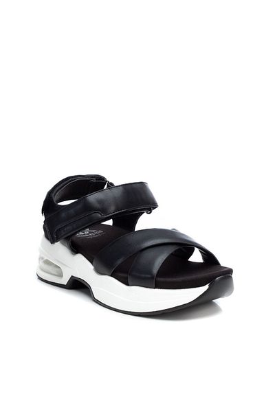 XTI Sandalette - Schwarz - Flacher Absatz