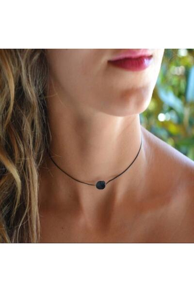 TakıConcept Koç Burcu Hematit Doğal Taşlı Choker Kolye