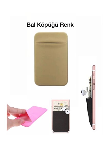 ucuzmi حامل سماعة رأس وبطاقة ائتمان ملتصقة على ظهر الهواتف المحمولة وحافظة مح...