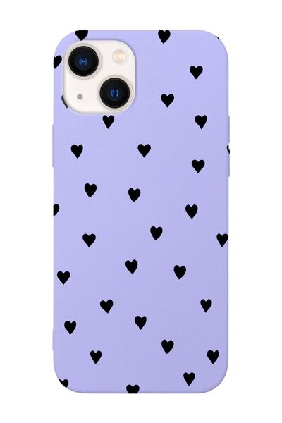 Lasman Phone Case with Iphone 13 Compatible Hearts Design