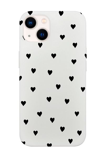 shoptocase حافظة هاتف Lasman بتصميم قلوب متوافقة مع هاتف Iphone 13